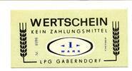 1 Mark o.D. DDR Gaberndorf, I