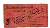 Niedersachsen 20 Mark Gefangenenlager Hann.Münden, -