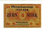 Hessen-Nassau 10 Mark Gefangenenlager Wahmbeck, -