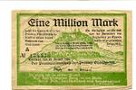 1 Mio. Mark 20.8.1923 Oberschlesien Ratibor, III
