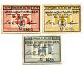 Westpreußen 10 Pfg. 25 Pfg. 50 Pfg. Tuchel, -