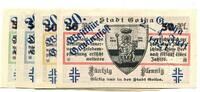 Thüringen 4x50 Pfg. Gotha, 20. Westthür. Gauturnfest Gotha 2.-4.Juli 1921 -