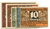 Thüringen 10 Pfg. 25 Pfg. 50 Pfg. 75 Pfg. 1 Mark Weissensee, -