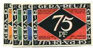 Thüringen 25 Pfg. 50 Pfg. 2x75 Pfg. Gera, -