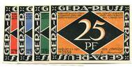 Thüringen 25 Pfg. 50 Pfg. 1 Mark 2 Mark Gera, -