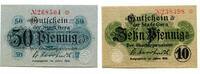 Thüringen 10 Pfg. 50 Pfg. Gera, -