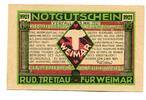 Thüringen 5 Mark Weimar,Rudolf Trettau, -