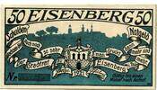 Thüringen 50 Pfg. Eisenberg, -