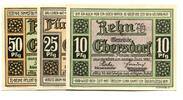 Thüringen 10 Pfg. 25 Pfg. 50 Pfg. Ebersdorf, -