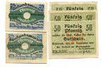 Thüringen 2x25 Pfg. 3x50 Pfg. Eisenach, -
