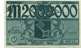 Niedersachsen 2 Mio. Mark Bremen , -