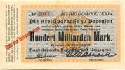 Niedersachsen 100 Md. Mark Bevensen,Bad, -