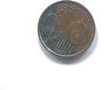 Deutschland, 5 Cent Fehlprägung-nur ca.60% Plattiert, -