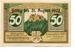 Thüringen 50 Pfg. Leutenberg, -