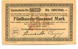 Niedersachsen 500 T. Mark Nordenham,Norddeutsche Seekabelwerke A.G., -