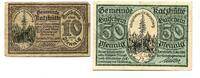Thüringen 10 Pfg. 50 Pfg. Katzhütte, -
