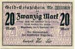 Ostpreußen 20 Mark Angerburg, -
