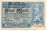 Sachsen 5 Mark 1.11.1918 Annaberg i.Erzg., unz 11.56 US$  +  92.50 US$ shipping