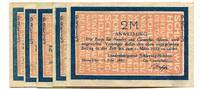 Hamburg 50 Pfg. 2x75 Pfg. 1 Mk. 2 Mk. 15.2.1922 Altona,Landesb&uuml;rgerrat, ... 34.69 US$  +  92.50 US$ shipping