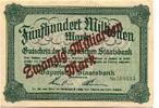 Bayern 20 Md. Mark 20.9.1923 M&uuml;nchen,Bayerische Staatsbank, I/I- 67.06 US$  +  92.50 US$ shipping