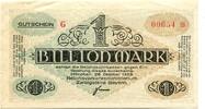 Bayern 1 Bio. Mark 26.10.1923 M&uuml;nchen, Reichsverkehrsministerium, I/I- 150.31 US$  +  92.50 US$ shipping