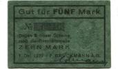 Bayern 5 Mark 1.10.1922 M&uuml;nchen, F.Bruckmann A.G., unz 40.47 US$  +  92.50 US$ shipping