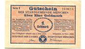 Bayern 1 Gmk. 4.11.1923-1.5.1924 M&uuml;nchen, unz 57.81 US$  +  92.50 US$ shipping
