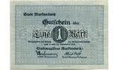 Bayern 1 Mark 15.11.1918 Marktredwitz,Muster, unz 43.94 US$  +  92.50 US$ shipping