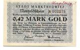 Bayern 42 Gpfg. 20.11.1923 Marktredwitz, unz 34.69 US$  +  92.50 US$ shipping