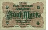 Bayern 5 Mark 25.10.1918 Memmingen, unz 11.56 US$  +  92.50 US$ shipping