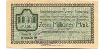 Bayern 10 Mio. Mark Okt. 1923 Mamming, Darlehenskassen-Verein, unz 52.03 US$  +  92.50 US$ shipping