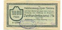 Bayern 200 T. Mark Aug. 1923 Mamming, Darlehenskassen-Verein, I/I- 25.44 US$  +  92.50 US$ shipping