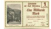 Bayern 1 Md. Mark 22.9. 1923 Miltenberg, UNC