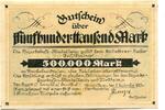 Bayern 500 T. Mark 1.9. 1923 Mindelheim, I / AU-55