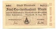 W&uuml;rttemberg 500 T. Mark 30.8.1923 Murrhardt, unz 234.07 元  ＋  93.63 元 运费