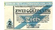 Rheinland 2 Gmk. 10.1.1924 Aachen,Leonhard Tietz A.G., unz 171.65 元  ＋  93.63 元 运费