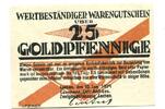 Rheinland 25 Gpf. 10.1.1924 Aachen,Leonhard Tietz A.G., unz 140.44 元  ＋  93.63 元 运费