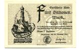 Bayern 5 Bio. Mark 26.10.1923 Augsburg, unz 429.12 元  ＋  93.63 元 运费