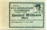 Bayern 100 Mio. Mark Kaufbeuren, Fa. F. Espermüller, -
