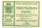 Bayern 5 Mio. Mark Kelheim, -