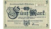 Baden 5 Mark Offenburg, -