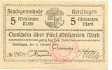 Baden 5 Md. Mark Kenzingen -