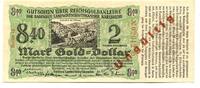 Baden 8.40 Gmk. Karlsruhe, -