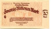 Baden 50 Mio. Mark Karlsruhe,Reichsbahn, -