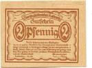 Oberschlesien 2 Pfg. Kattowitz, Katowice, Eisenbahndirektion, -
