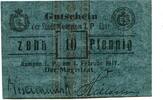 Posen 10 Pfg. Kempen, -