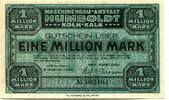 Rheinland 1 Mio. Mark Köln-Kalk, Maschinenbau-Anstalt Humboldt, -