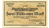 Rheinland 2 Mio. Mark Köln-Mülheim,Felten & Guilleaume Carlswerk A.G., -