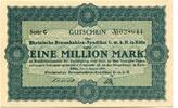 Rheinland 1 Mio. Mark Köln, Rhn. Braunkohlen-Syndikat G.m.b.H., -