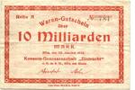 Rheinland 10 Md. Mark Köln, Konsum-Genossenschaft Eintracht, e.G.m.b.H., -